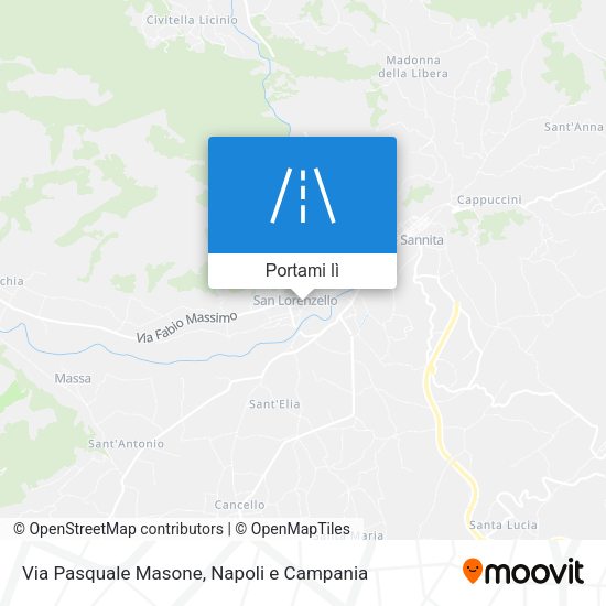 Mappa Via Pasquale Masone