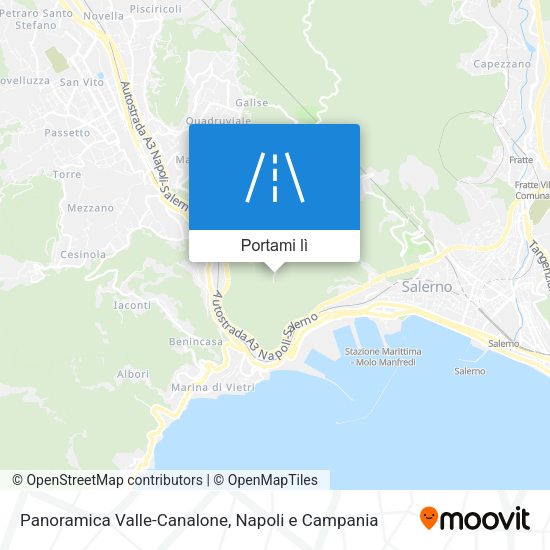Mappa Panoramica Valle-Canalone
