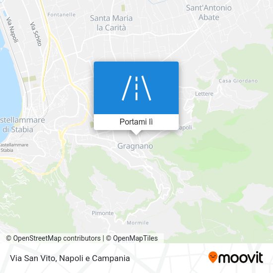 Mappa Via San Vito