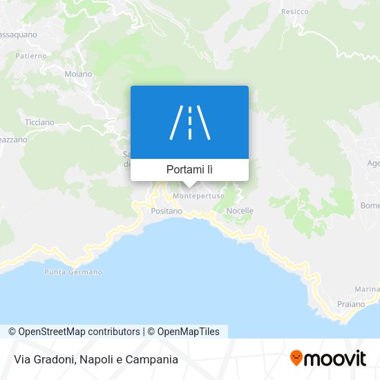 Mappa Via Gradoni