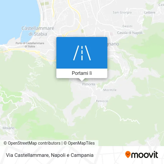 Mappa Via Castellammare