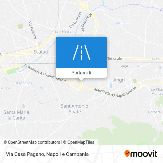 Mappa Via Casa Pagano