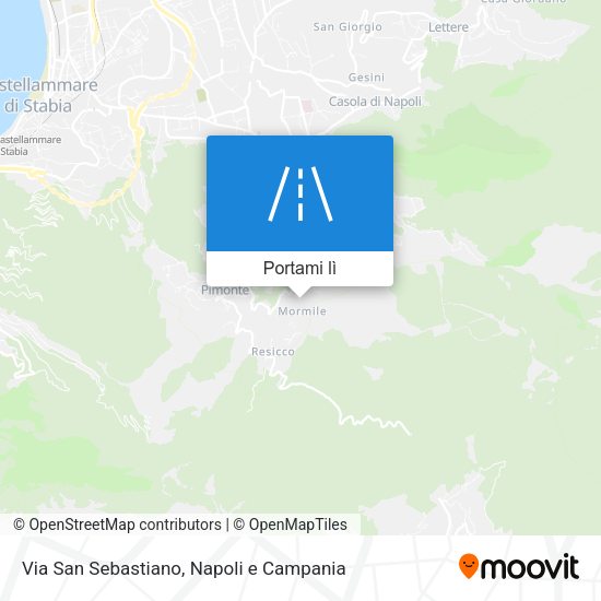 Mappa Via San Sebastiano