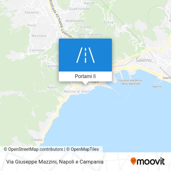 Mappa Via Giuseppe Mazzini