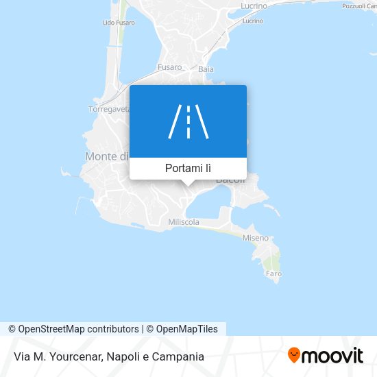 Mappa Via M. Yourcenar
