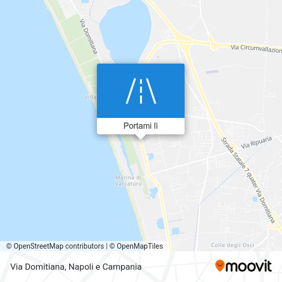 Mappa Via Domitiana