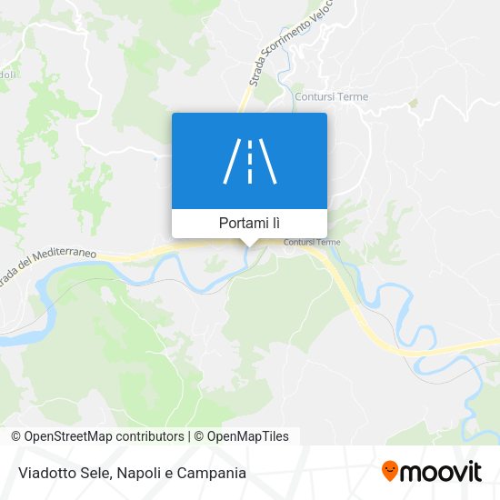 Mappa Viadotto Sele