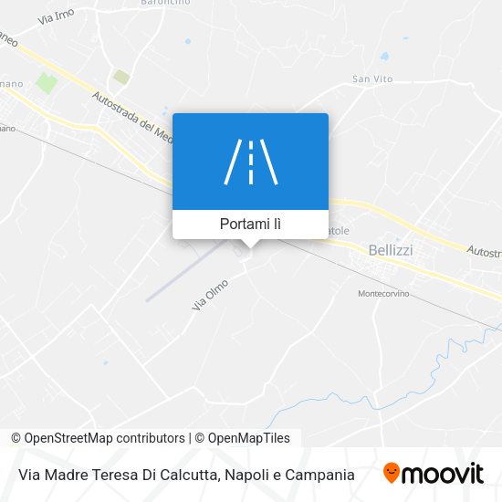 Mappa Via Madre Teresa Di Calcutta