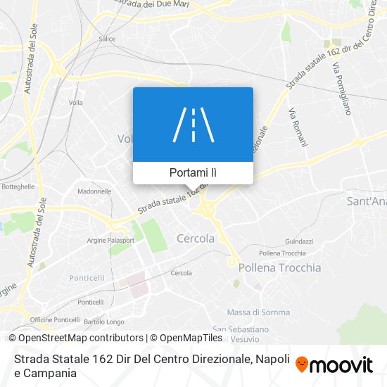 Mappa Strada Statale 162 Dir Del Centro Direzionale