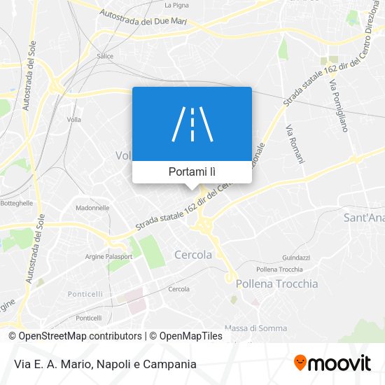 Mappa Via E. A. Mario
