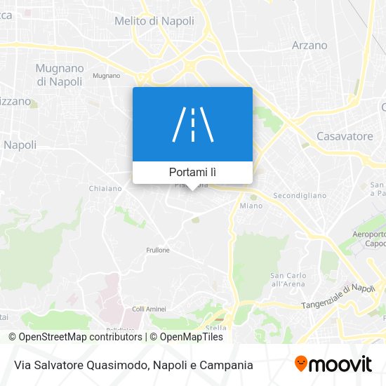 Mappa Via Salvatore Quasimodo