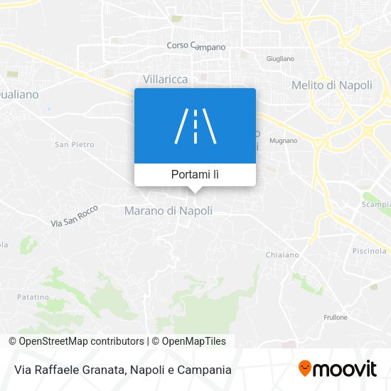 Mappa Via Raffaele Granata