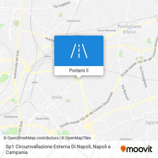 Mappa Sp1 Circumvallazione Esterna Di Napoli