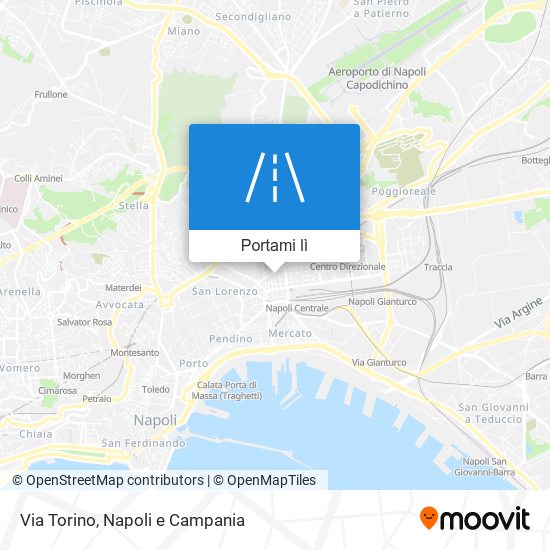 Mappa Via Torino