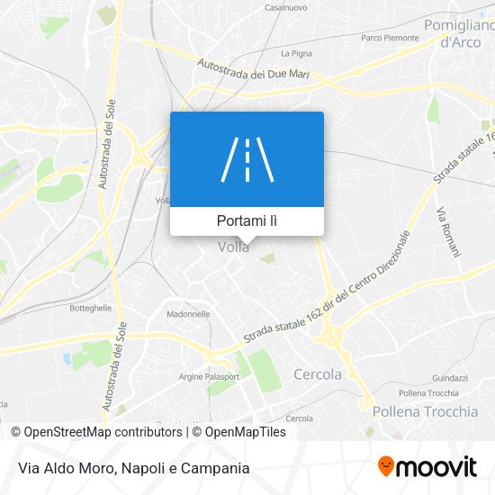 Mappa Via Aldo Moro