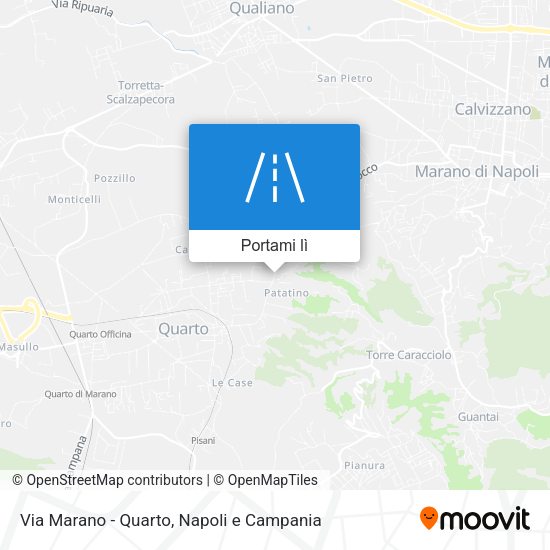 Mappa Via Marano - Quarto