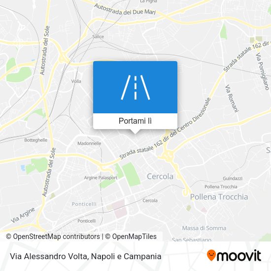 Mappa Via Alessandro Volta