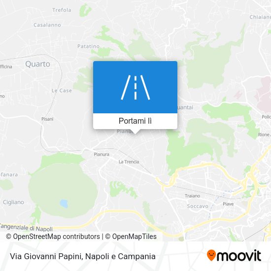 Mappa Via Giovanni Papini