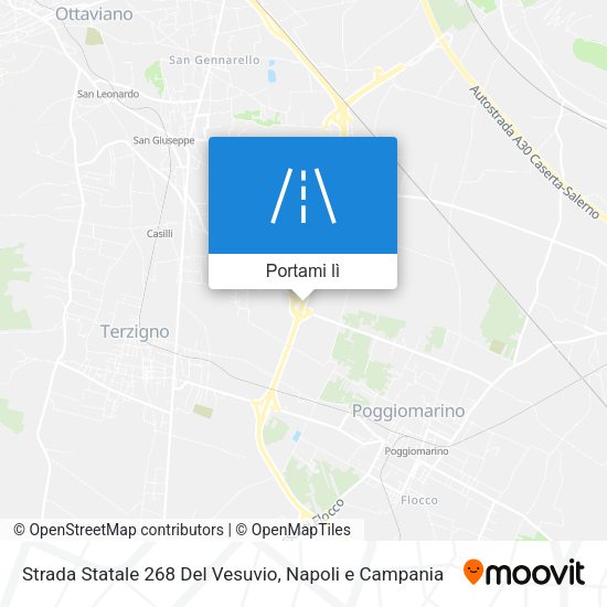 Mappa Strada Statale 268 Del Vesuvio