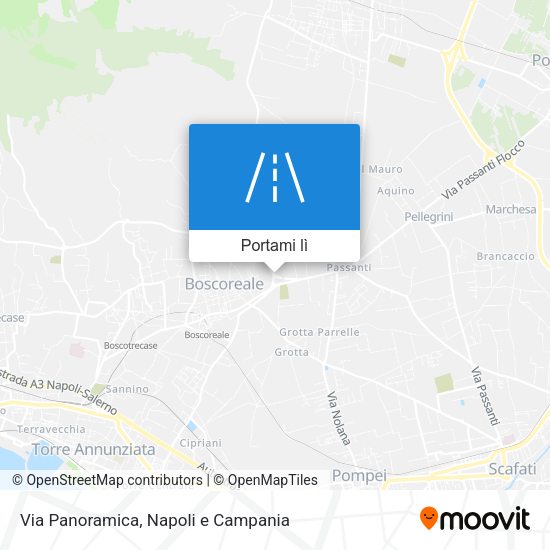 Mappa Via Panoramica