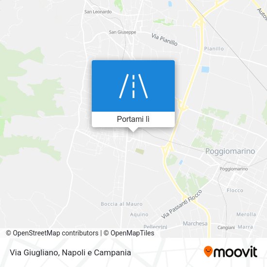 Mappa Via Giugliano