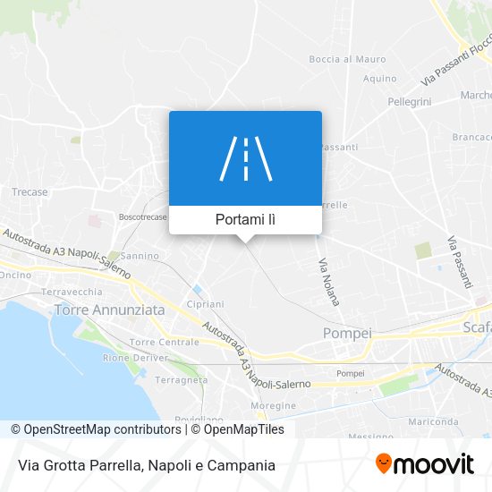 Mappa Via Grotta Parrella