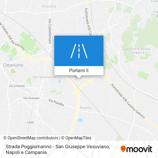 Mappa Strada Poggiomarino - San Giuseppe Vesuviano