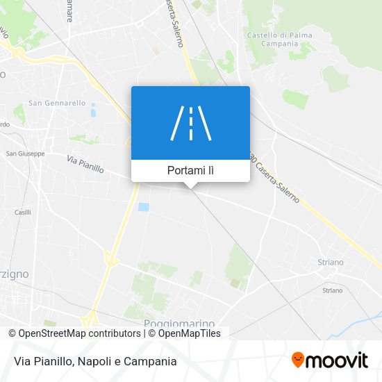 Mappa Via Pianillo