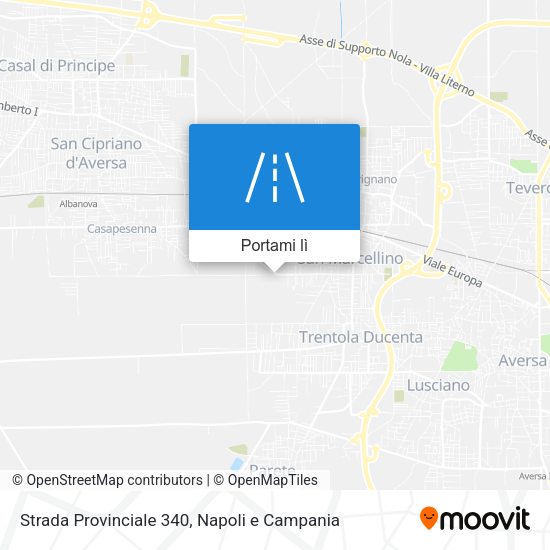 Mappa Strada Provinciale 340