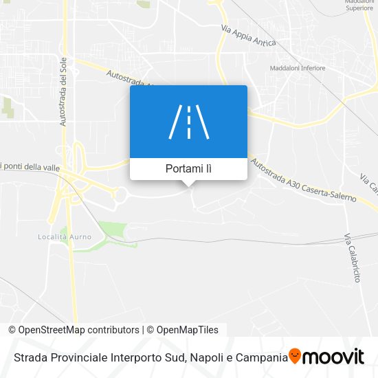 Mappa Strada Provinciale Interporto Sud