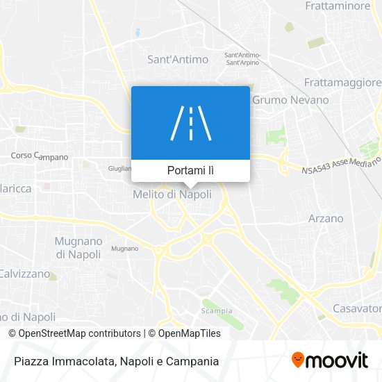Mappa Piazza Immacolata