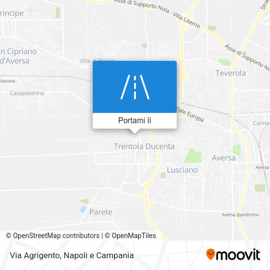 Mappa Via Agrigento