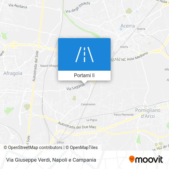 Mappa Via Giuseppe Verdi