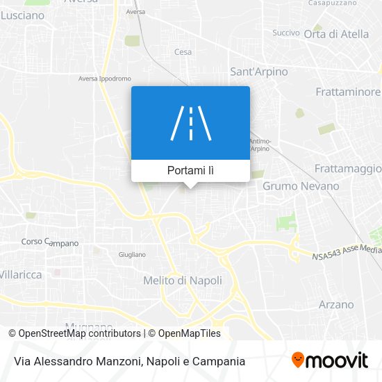 Mappa Via Alessandro Manzoni