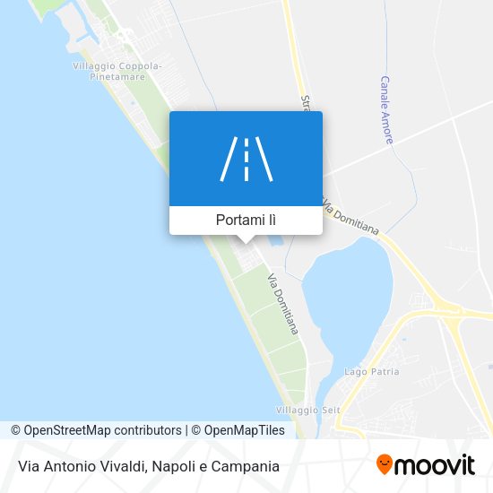 Mappa Via Antonio Vivaldi