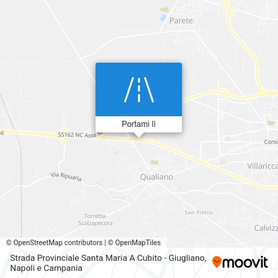 Mappa Strada Provinciale Santa Maria A Cubito - Giugliano