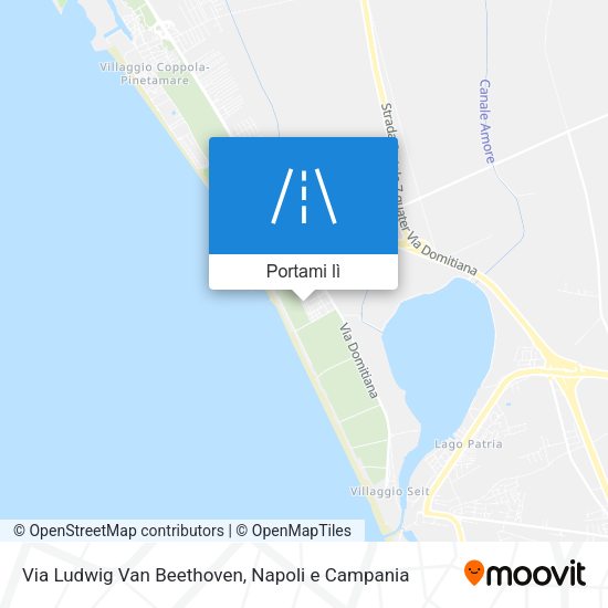 Mappa Via Ludwig Van Beethoven