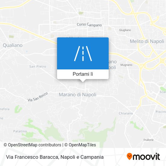 Mappa Via Francesco Baracca