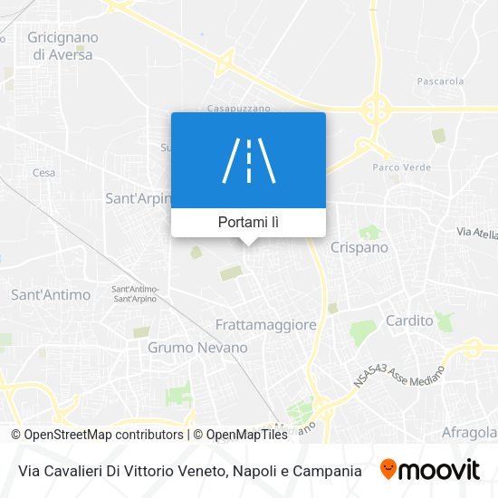 Mappa Via Cavalieri Di Vittorio Veneto