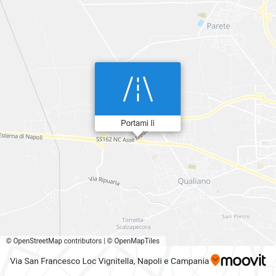 Mappa Via San Francesco Loc Vignitella