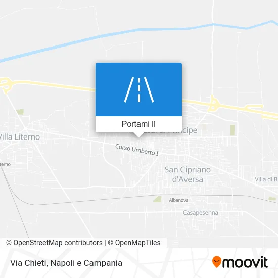 Mappa Via Chieti
