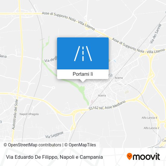 Mappa Via Eduardo De Filippo