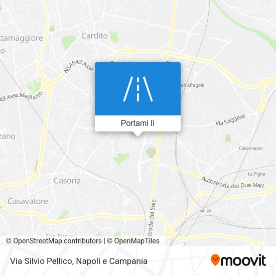 Mappa Via Silvio Pellico