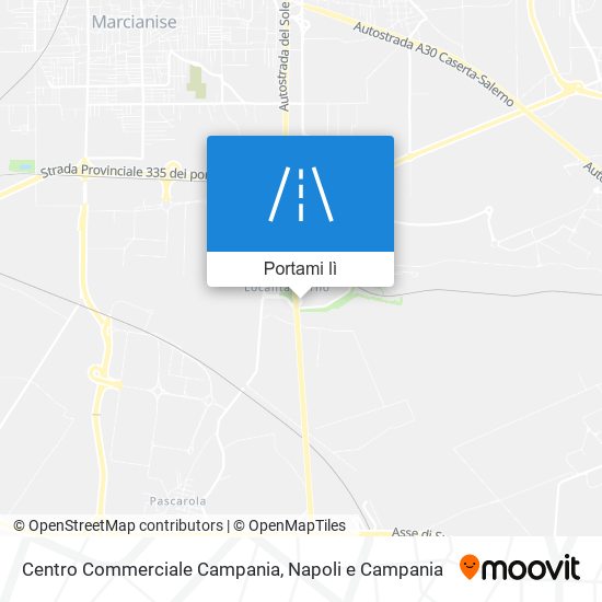 Mappa Centro Commerciale Campania