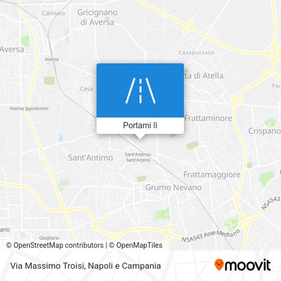 Mappa Via Massimo Troisi