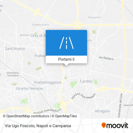 Mappa Via Ugo Foscolo