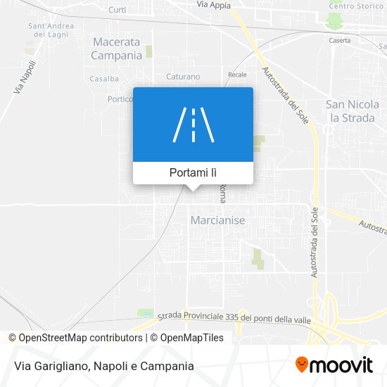 Mappa Via Garigliano