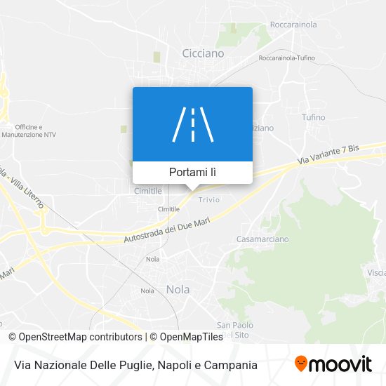 Mappa Via Nazionale Delle Puglie
