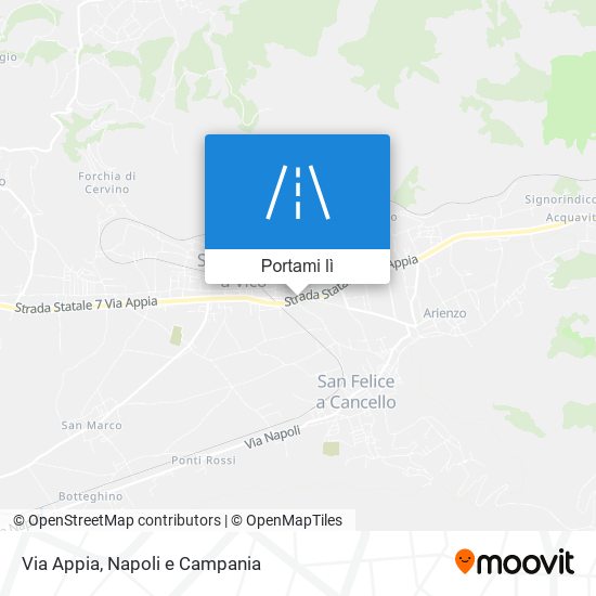 Mappa Via Appia