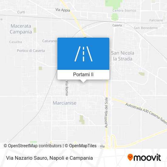 Mappa Via Nazario Sauro